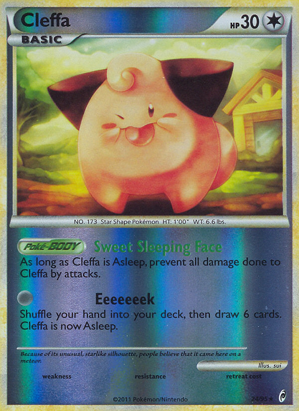 Call of Legends Cleffa #24/95 reverse holo